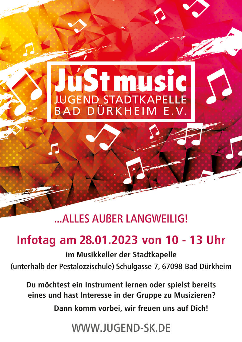 Infotag der JuSt music Jugend Stadtkapelle Bad Dürkheim